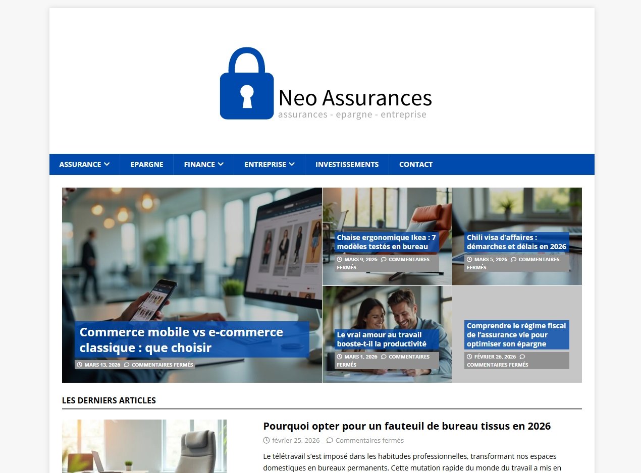 Neo-assurances.com : Votre guide complet pour des assurances simplifiées