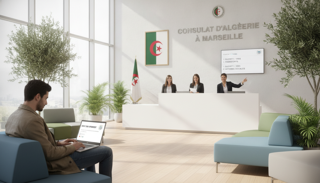 découvrez comment obtenir rapidement et facilement un rendez-vous au consulat d'algérie à marseille grâce à nos conseils pratiques et étapes simples.